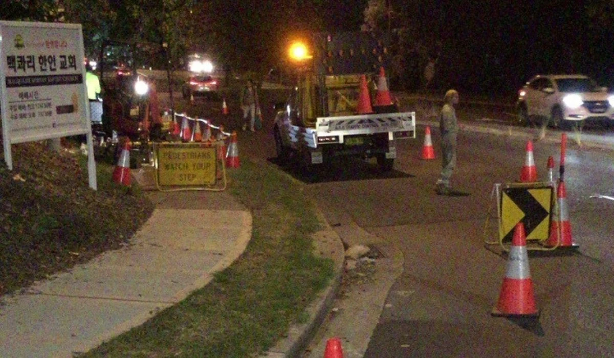 Airport Link fibre delivery works